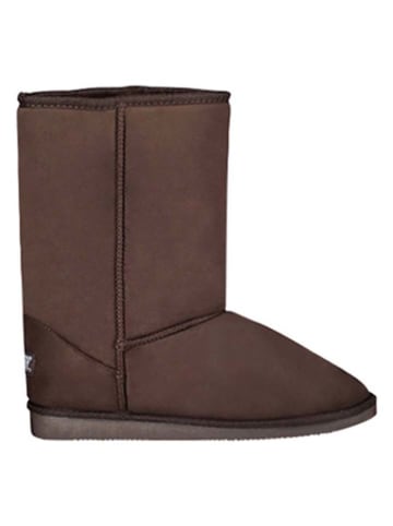 Geographical Norway Kozaki zimowe "Opilate" w kolorze brązowym