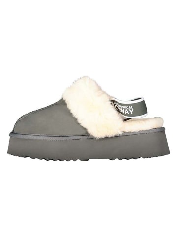 Geographical Norway Kapcie "Oscara" w kolorze szarym