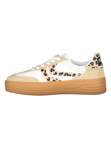 Geographical Norway Sneakers "Oleopar" in Beige/ Weiß/ Hellbraun