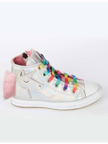 Denokids Sneakers "Unicorn" zilverkleurig/meerkleurig