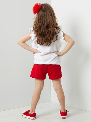 Denokids 2-delige outfit "Bug Love" wit/rood