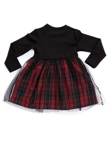 Denokids Kleid "Red Ribbon" in Schwarz/ Rot