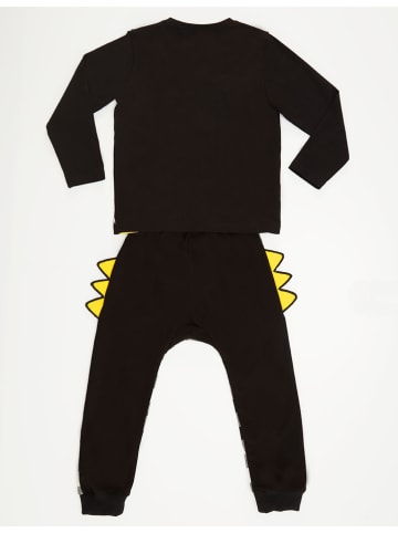 Denokids 2-delige outfit "Dino" zwart/wit