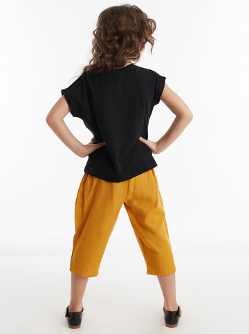 Denokids 2-delige outfit "Stay Leo" zwart/geel
