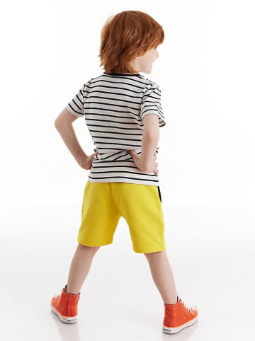 Denokids 2tlg. Outfit "93 Truck" in Weiß/ Gelb