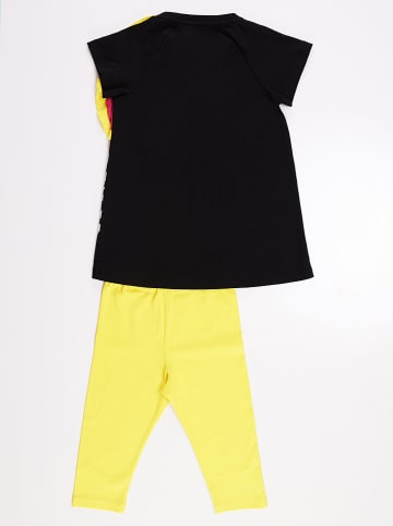 Denokids 2tlg. Outfit "Zebracorn" in Schwarz/ Gelb