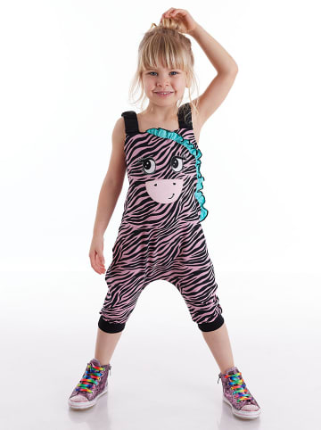 Denokids Jumpsuit "Zebra" in Rosa/ Schwarz