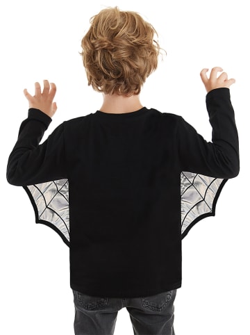Denokids Longsleeve "Halloween Face" in Schwarz