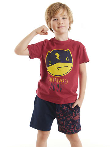 Denokids 2-częściowy zestaw "Super Power" w kolorze bordowo-granatowym