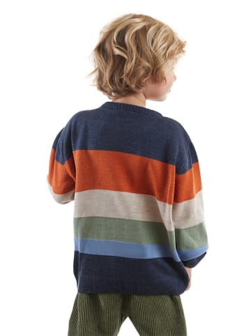 Denokids Trui "Animals" donkerblauw