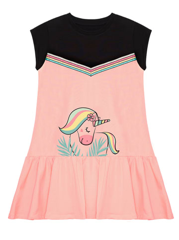 Denokids Jurk "Unicorn Girl" lichtroze