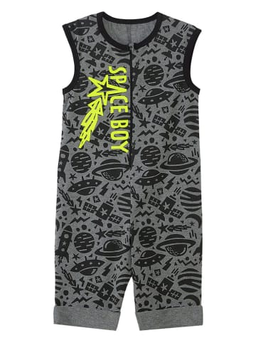Denokids Overall "Space Rocket" in Grau