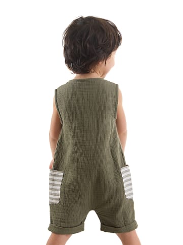 Denokids Kombinezon "Playful Muslin" w kolorze khaki