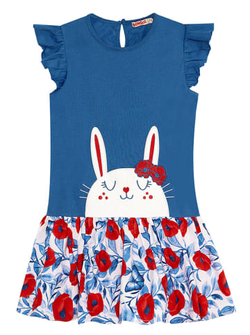 Denokids Jurk "Cute Bunny" blauw