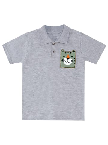 Denokids 2tlg. Outfit "Tiger Appliqued" in Grau/ Grün