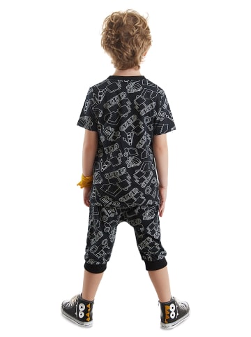 Denokids 2tlg. Outfit "Vehicles" in Schwarz