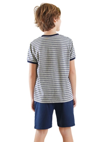 Denokids 2tlg. Outfit in Dunkelblau/ Grau