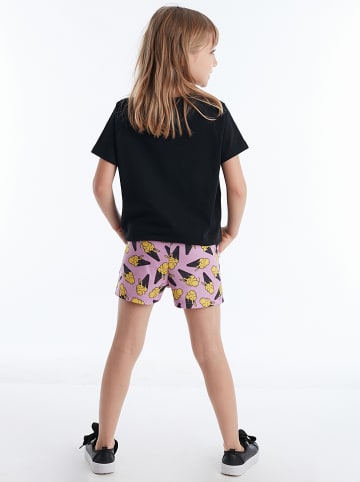 Denokids 2-delige outfit "Dream Cream" zwart/lichtroze