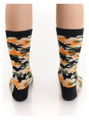 Denokids 2er-Set: Socken "UP" in Schwarz