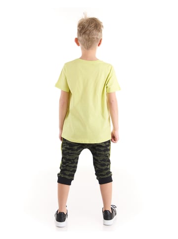 Denokids 2tlg. Outfit "Explorer Wolf" in Gelb/ Grau