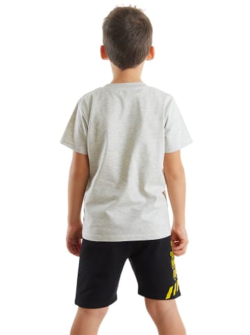 Denokids 2-delige outfit "Construction" wit/zwart