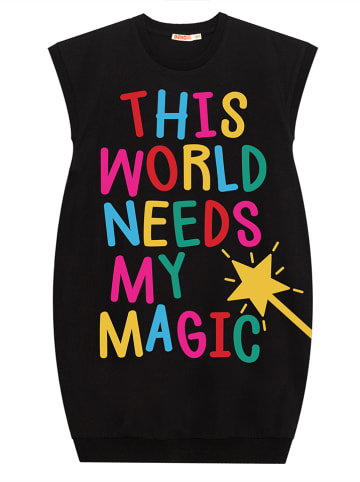 Denokids Sukienka "Magical Girl" w kolorze czarnym