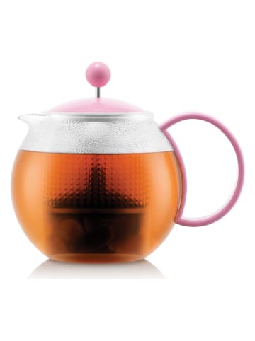 bodum Teebereiter "Assam" in Transparent/ Pink - 1 l