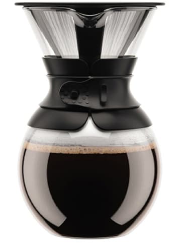 bodum Zaparzacz "Pour Over" w kolorze czarnym do kawy - 1 l