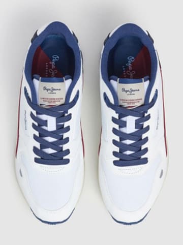 Pepe Jeans FOOTWEAR Sneakers "Bexley South" in Dunkelblau/ Weiß