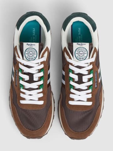 Pepe Jeans FOOTWEAR Sneakers "Kingston College" in Braun