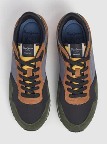 Pepe Jeans FOOTWEAR Sneakers "London Mood" kaki/lichtbruin