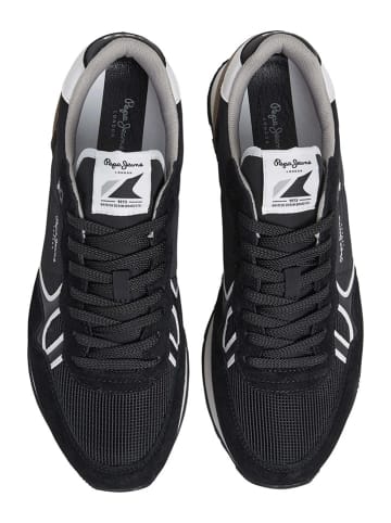 Pepe Jeans FOOTWEAR Sneakersy "Brit Serie" w kolorze czarnym