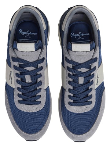 Pepe Jeans FOOTWEAR Sneakers "Buster Supra" in Grau/ Dunkelblau