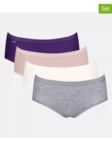 Sloggi Pełne figi (4 pary) w różnych kolorach