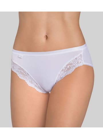 Sloggi Pełne figi "Romance" w kolorze białym