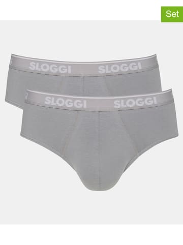 Sloggi 2er-Set: Slips in Grau