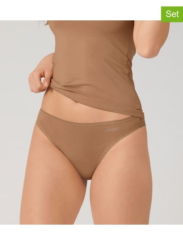 Sloggi Figi (2 pary) w kolorze jasnobrązowym