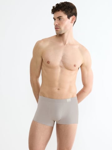 Sloggi 2-delige set: boxershorts ''Go Natural" taupe/bordeaux
