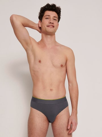 Sloggi 2-delige set: slips grijs/zwart