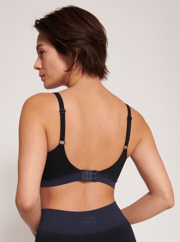 Sloggi Bügelloser BH in Schwarz/ Dunkelblau