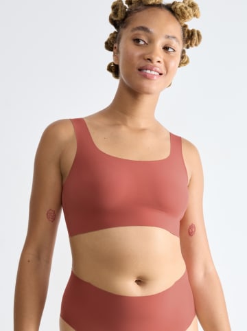 Sloggi Bustier "Zero Feel" koraalrood