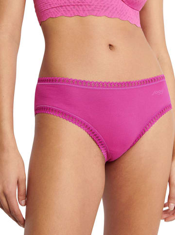 Sloggi 3-delige set: slips roze/rood