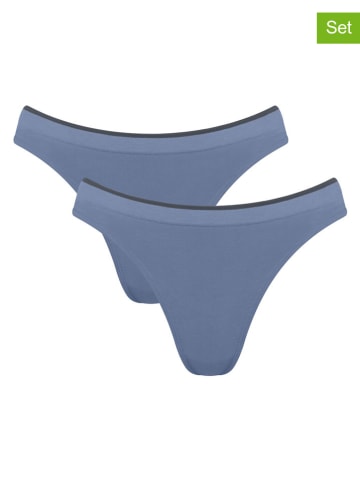 Sloggi Figi (2 pary) "Go Sense" w kolorze błękitnym