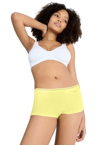 Sloggi Pełne figi (3 pary) "Go Crush" w kolorze czerwono-żółtym