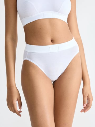 Sloggi Figi high waist (2 pary) "Double Comfort" w kolorze białym