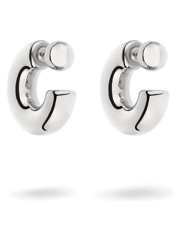 Liebeskind Versilb. Halbcreolen