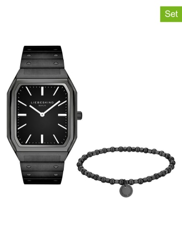 Liebeskind 2-delige sieradenset: kawartshorloge & armband