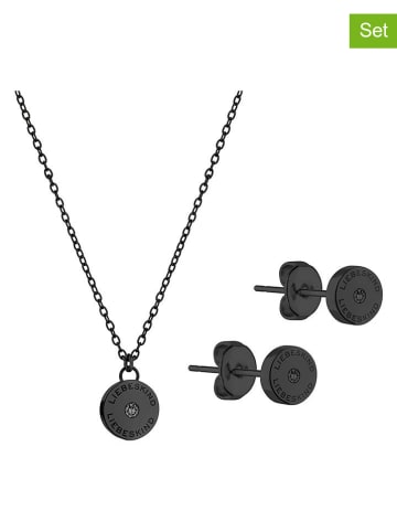 Liebeskind 2tlg. Schmuckset: Halskette und Ohrstecker