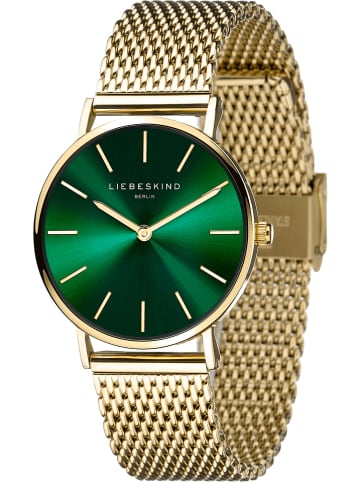 Liebeskind Quarzuhr in Gold/ Grün