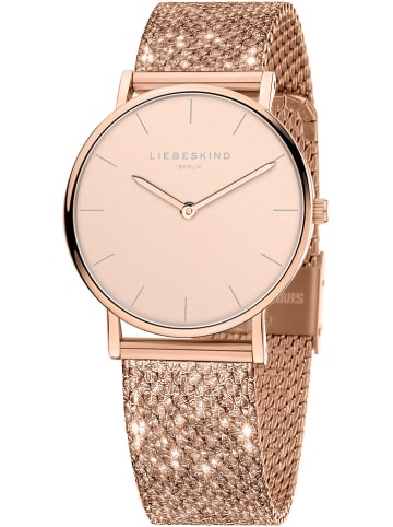 Liebeskind Quarzuhr in Roségold/ Rosa